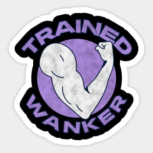 Funny Gym Parody Logo Sticker